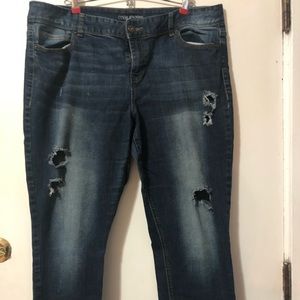 Maurice’s distressed jeans